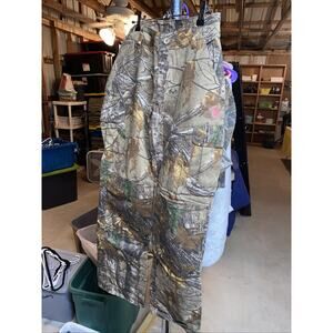Game Winner Pants Womens Small Realtree Camo Cargo Hunting Outdoor Cotton